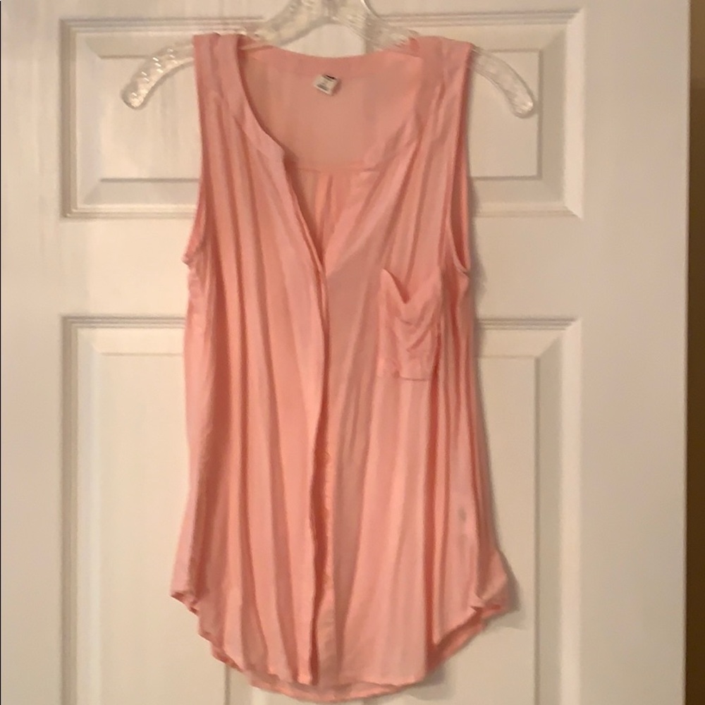Old Navy Sleeveless Button Down Blouse